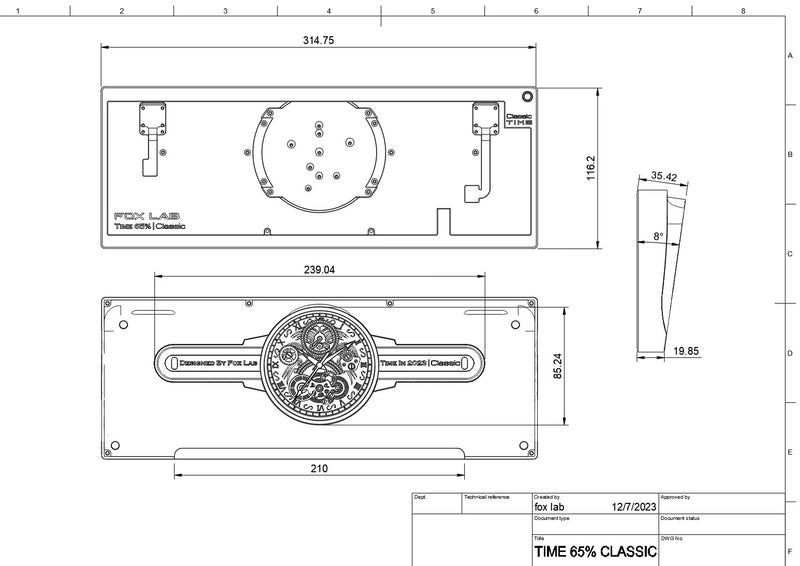 [Group Buy] Time65 Mechanical Keyboard Kit