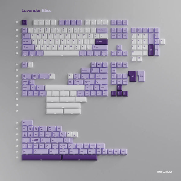 WS Lavender Bliss Keycaps