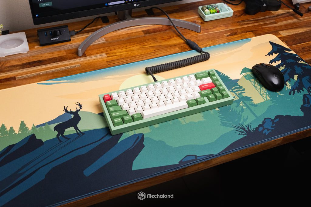 Mechaland Deskmat - Forest