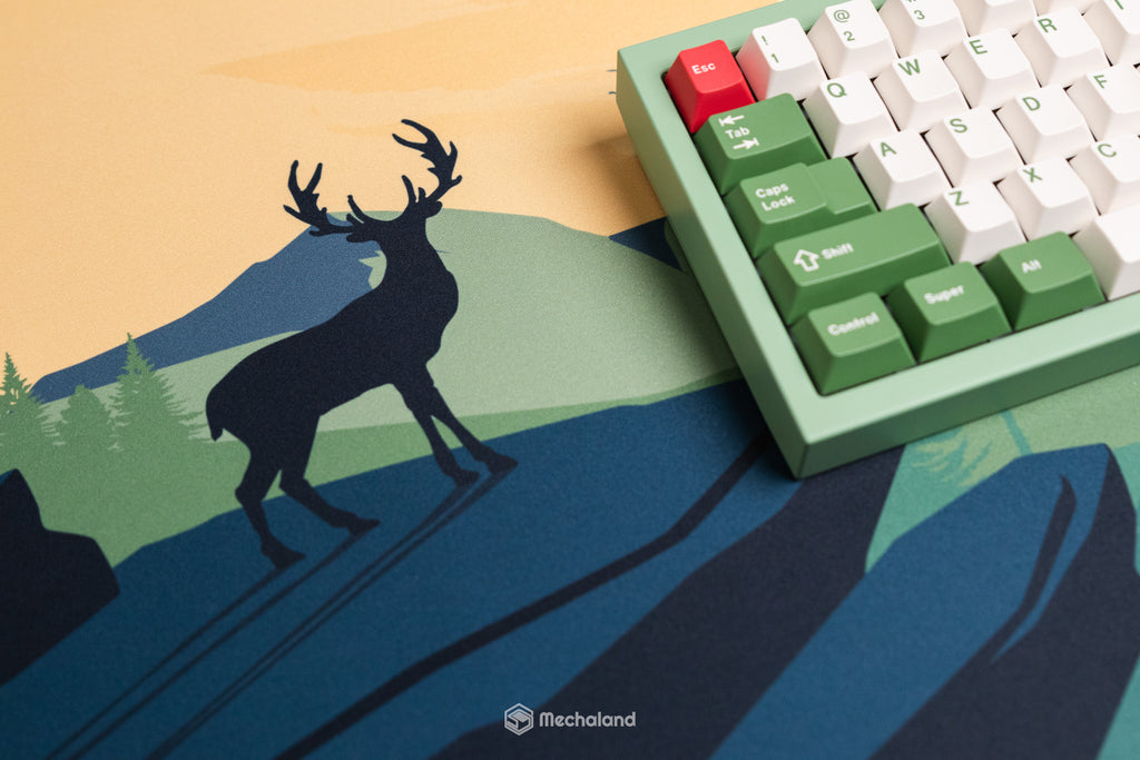 Mechaland Deskmat - Forest