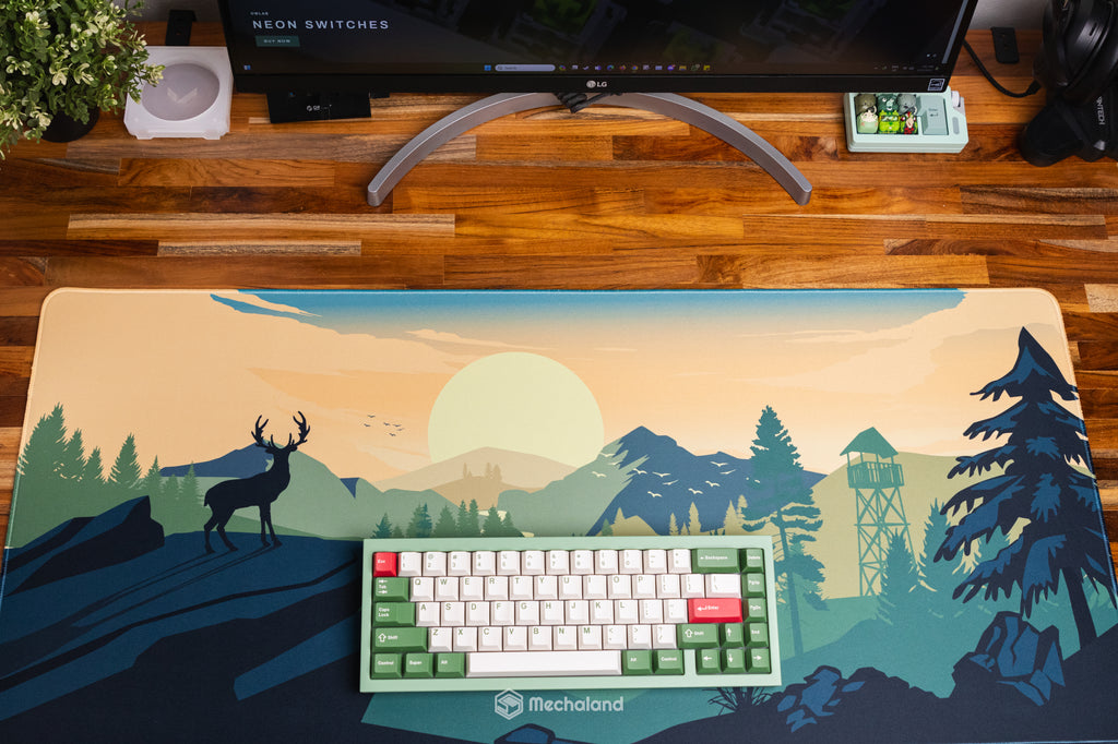 Mechaland Deskmat - Forest