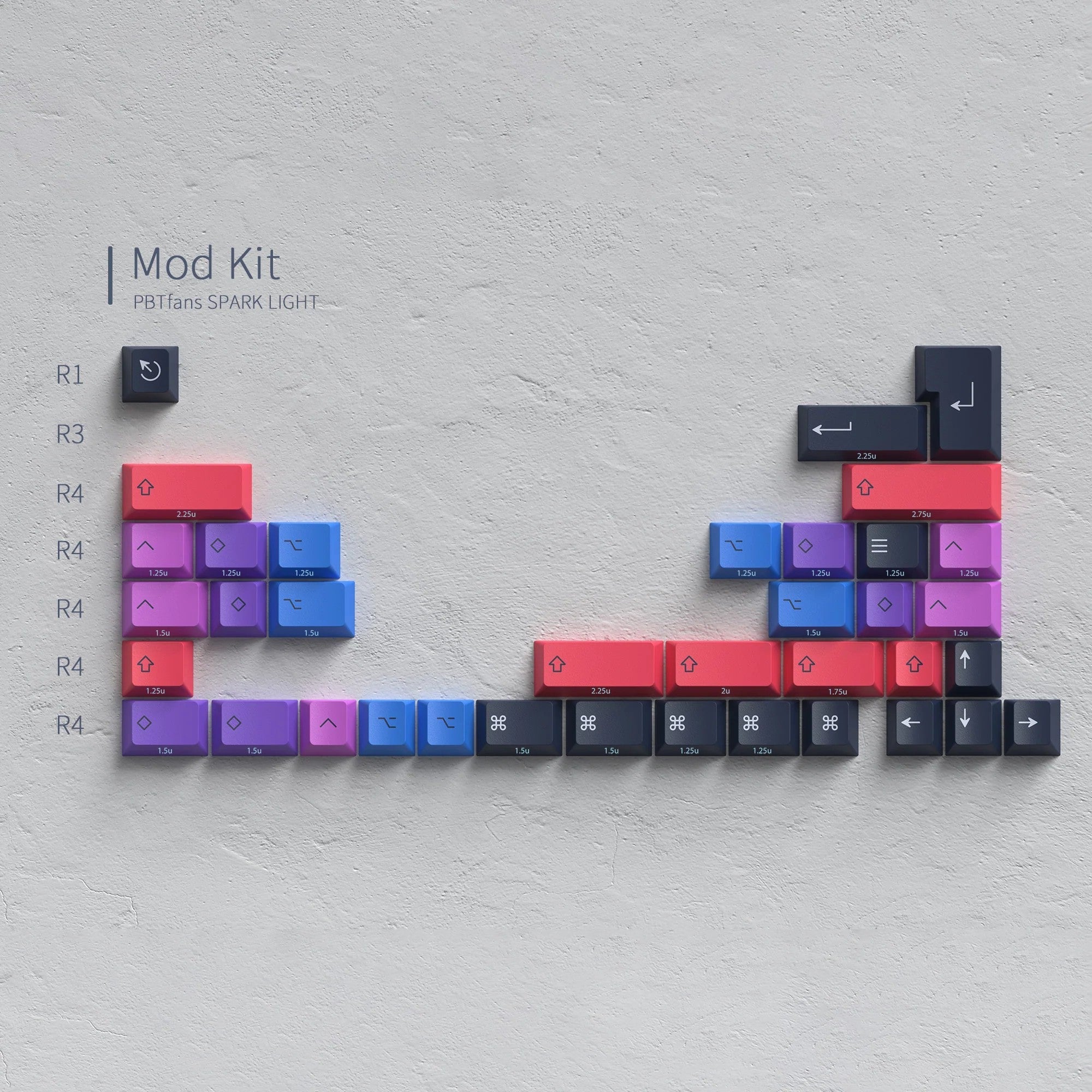 キーボード PBTfans Spark Light Base+Mod キーボード PBTfans Spark Light Base+Mod PBTfans Spark Light