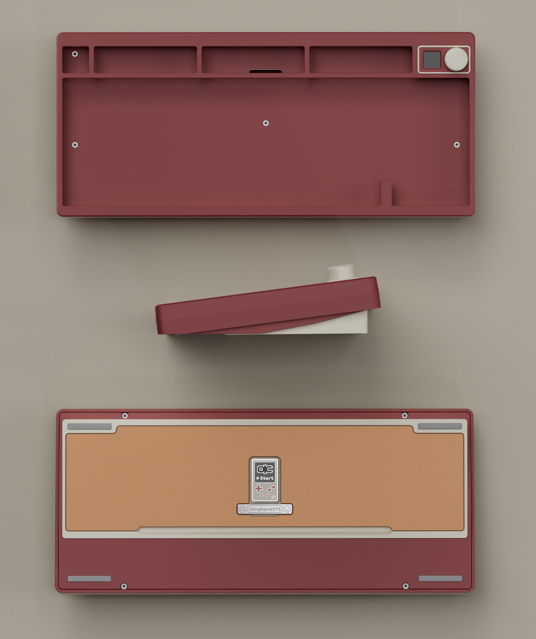 Retro - Electrophoresed Red